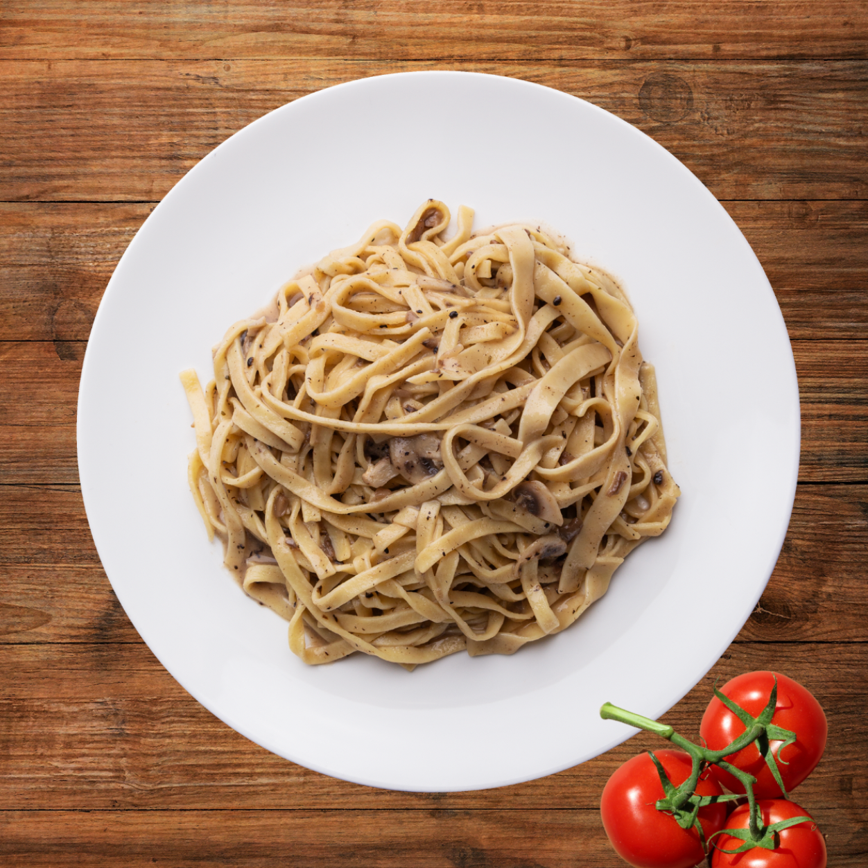 Tagliatelle mit getrüffelten Pilzen