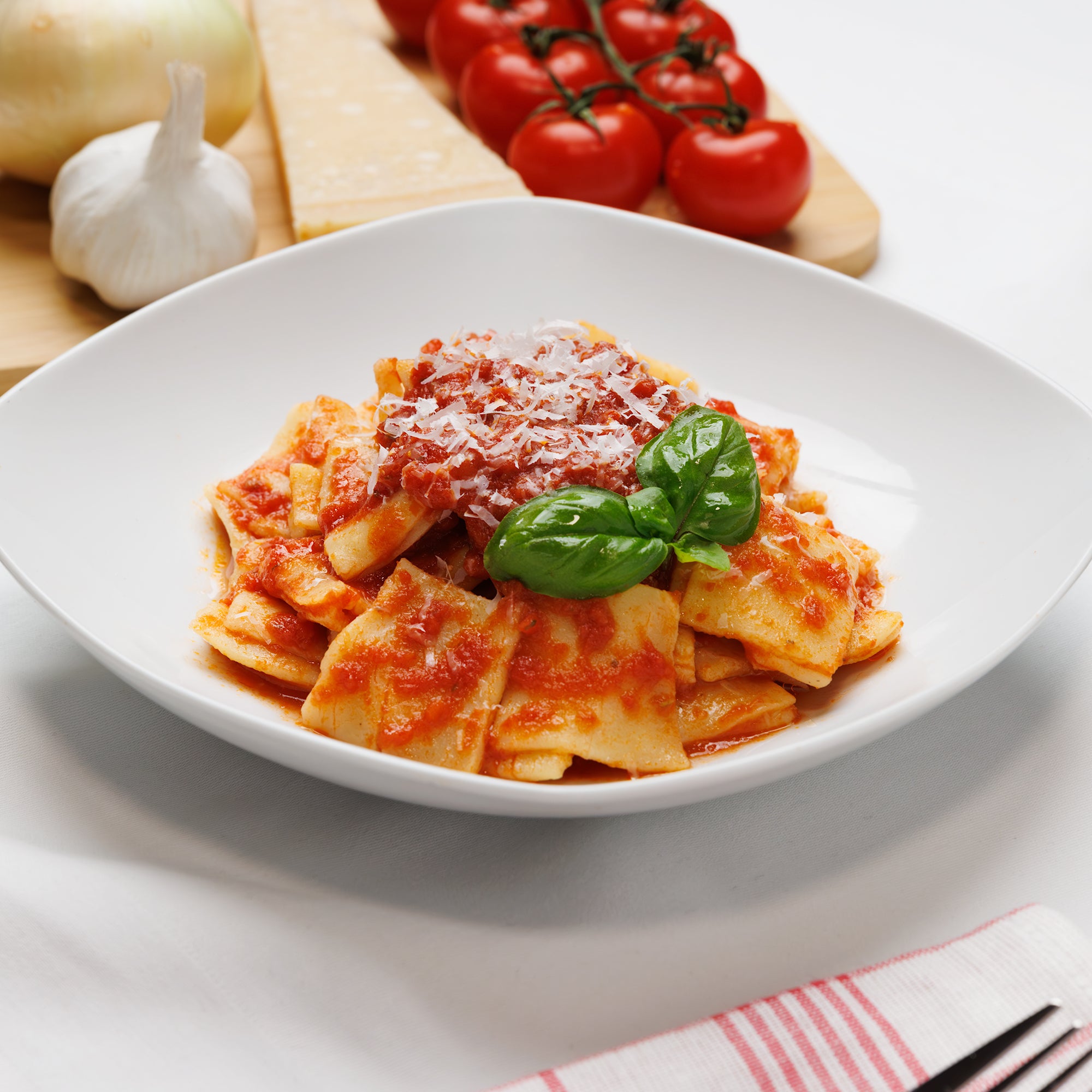 Glutenfreie Paccheri Pomodoro