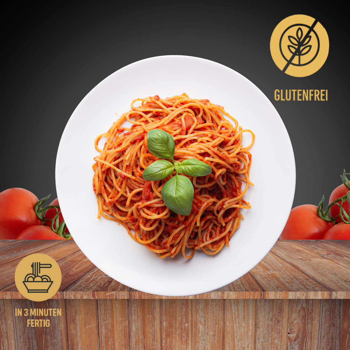Glutenfreie Spaghetti Pomodoro