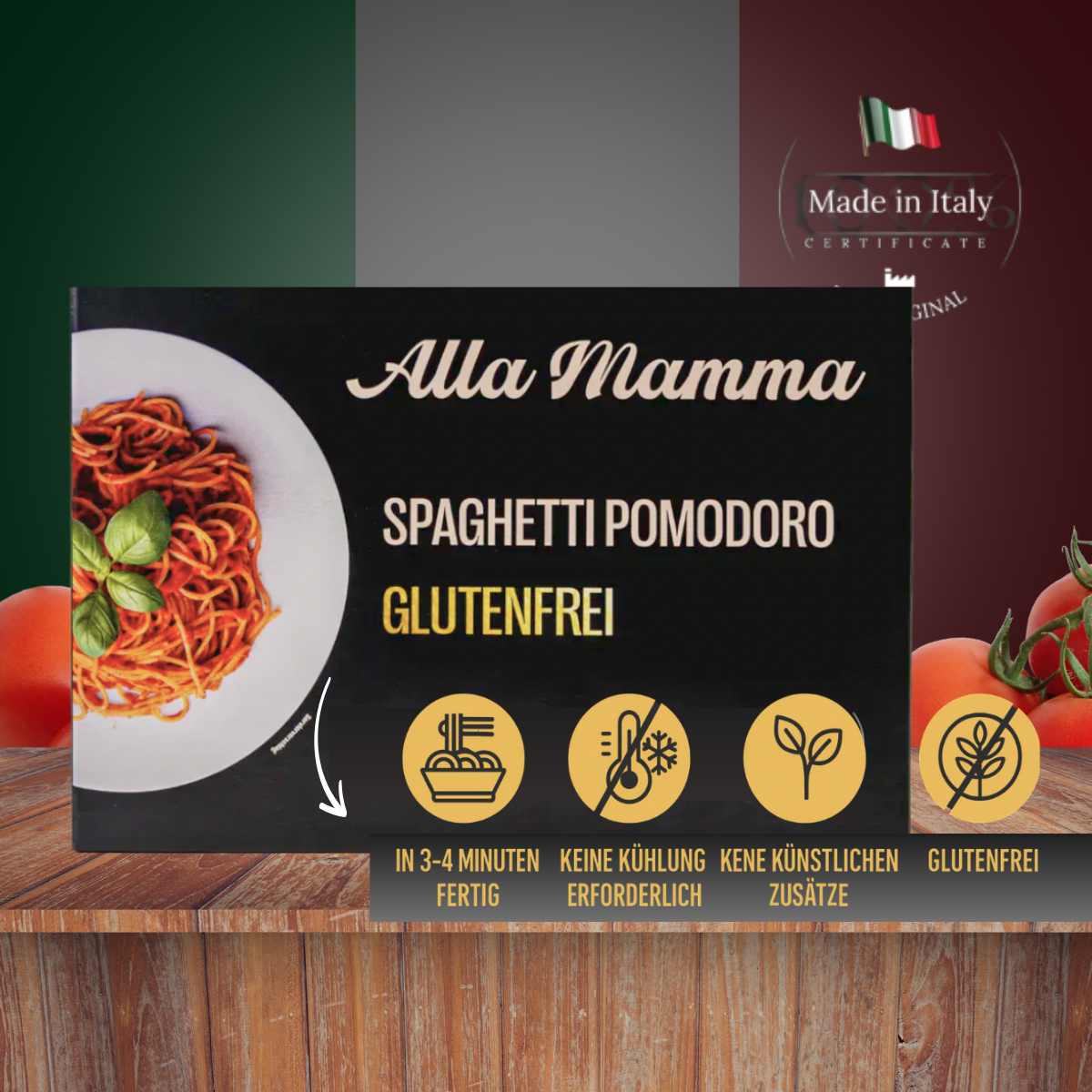 Glutenfreie Spaghetti Pomodoro