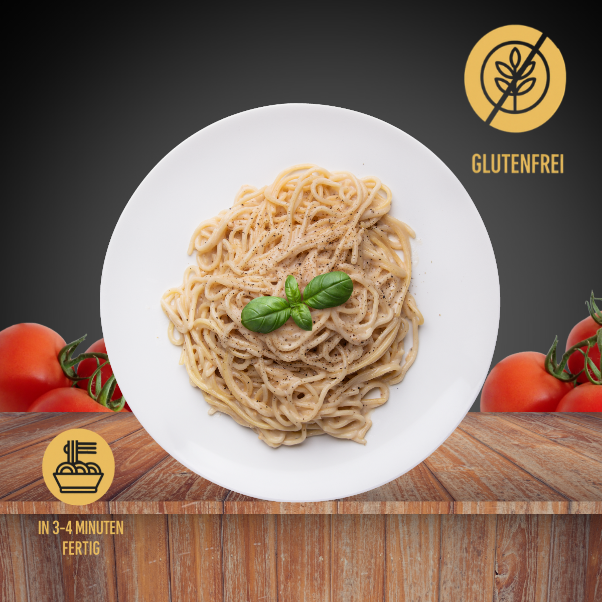 Glutenfreie Spaghetti Cacio e Pepe