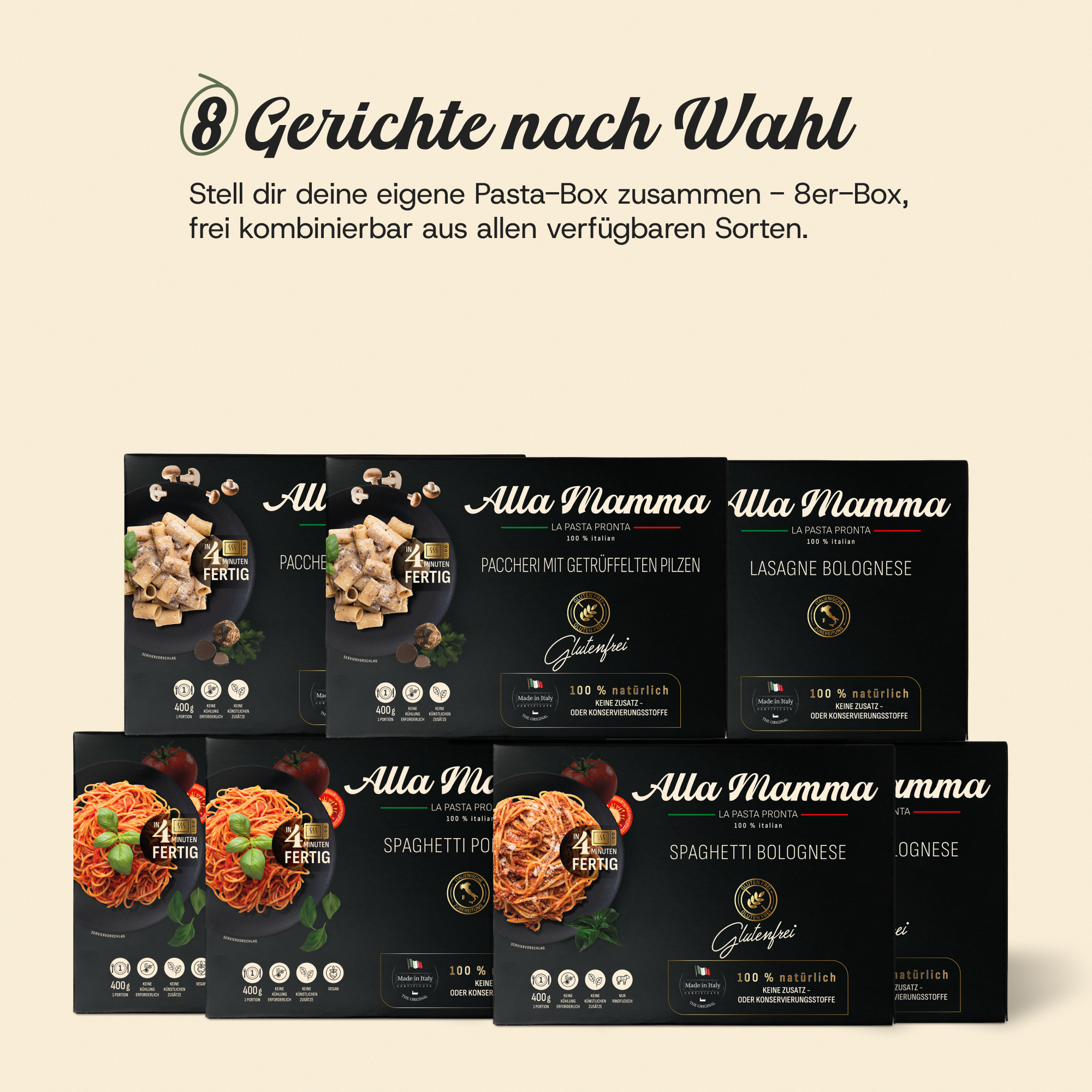 Dein persönlicher Pasta-Mix