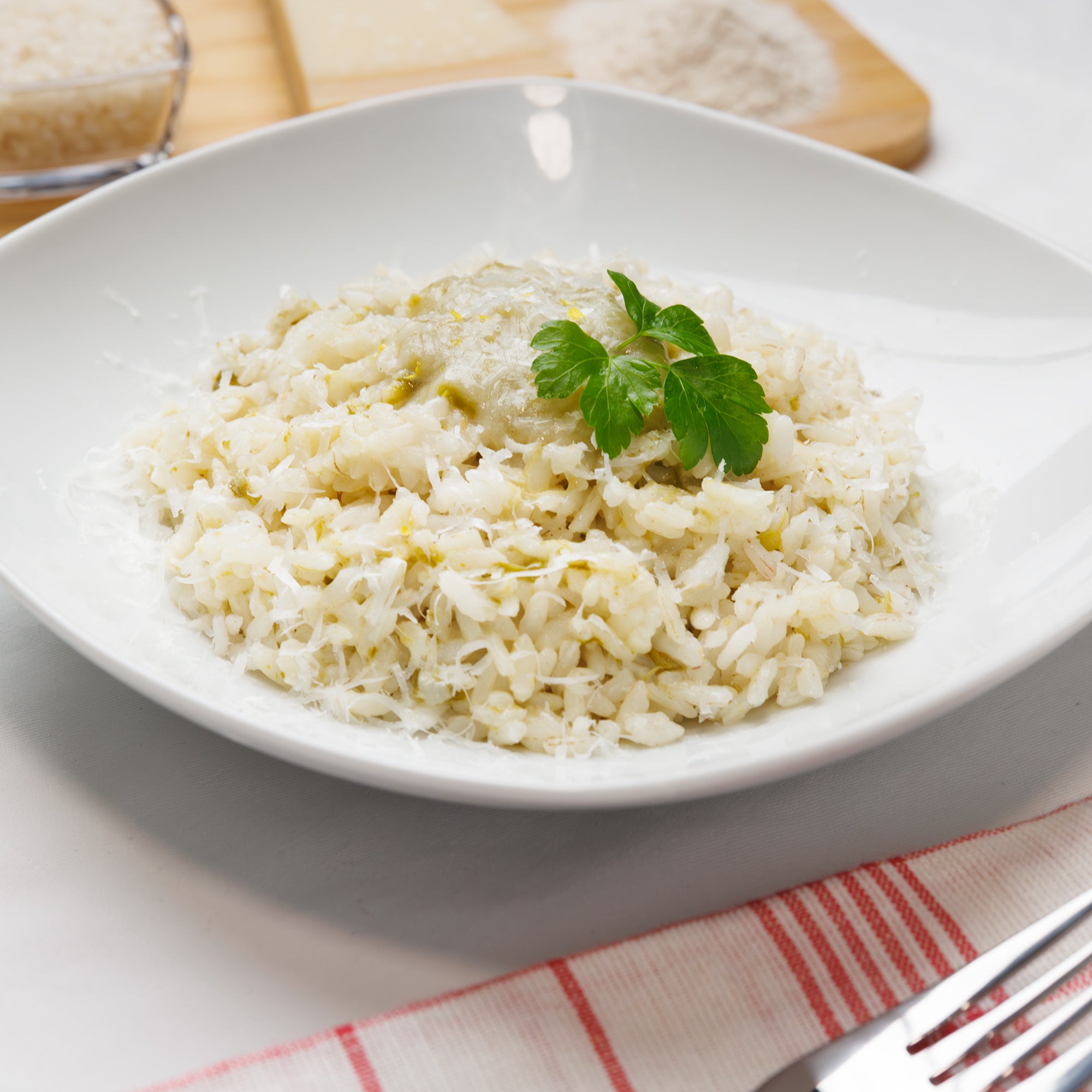 Glutenfreies Spargelrisotto