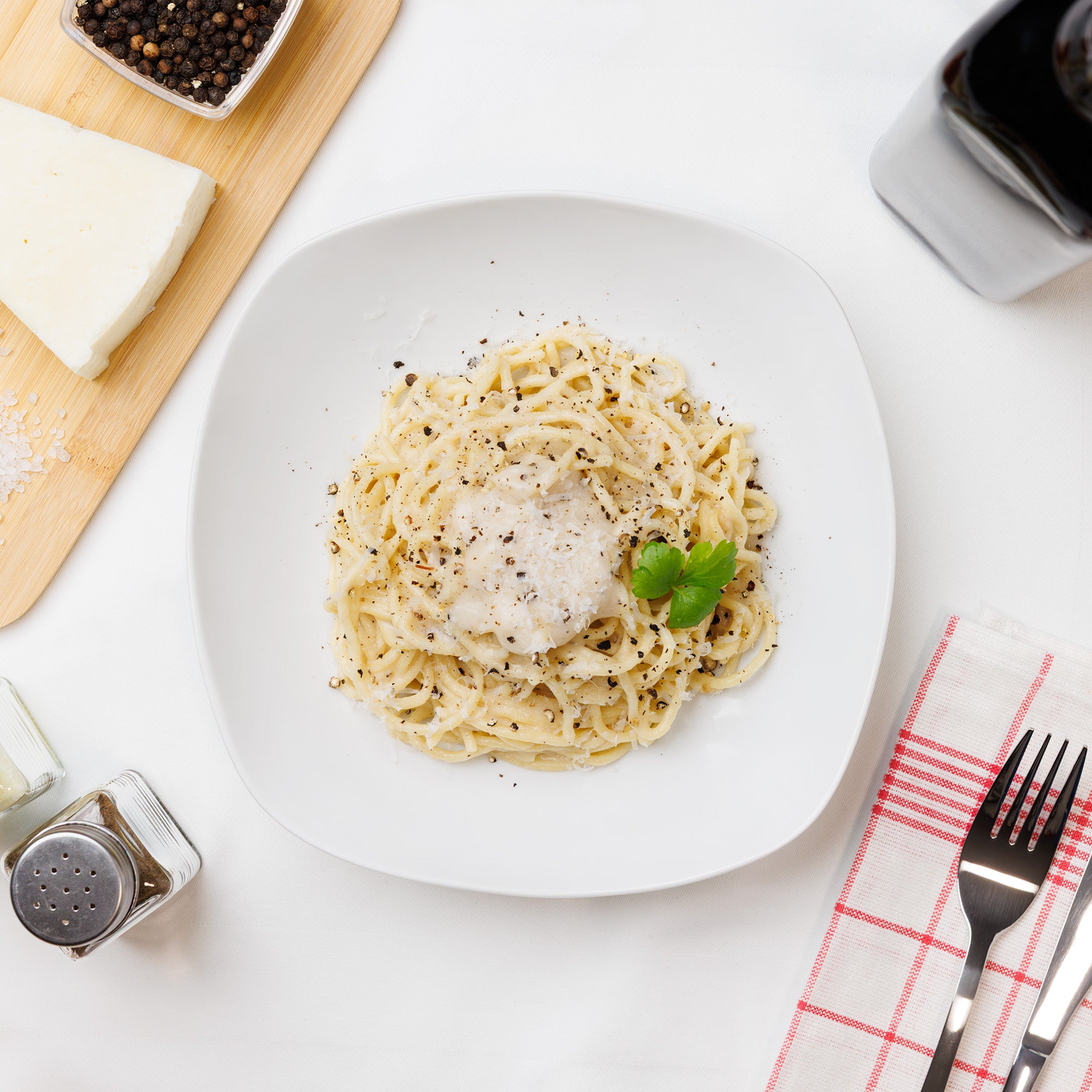 Cacio e Pepe Fertiggericht von Alla Mamma