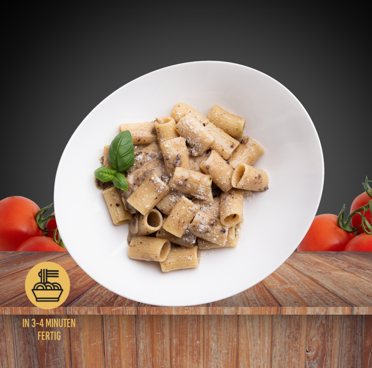 (MHD) Paccheri mit getrüffelten Pilzen