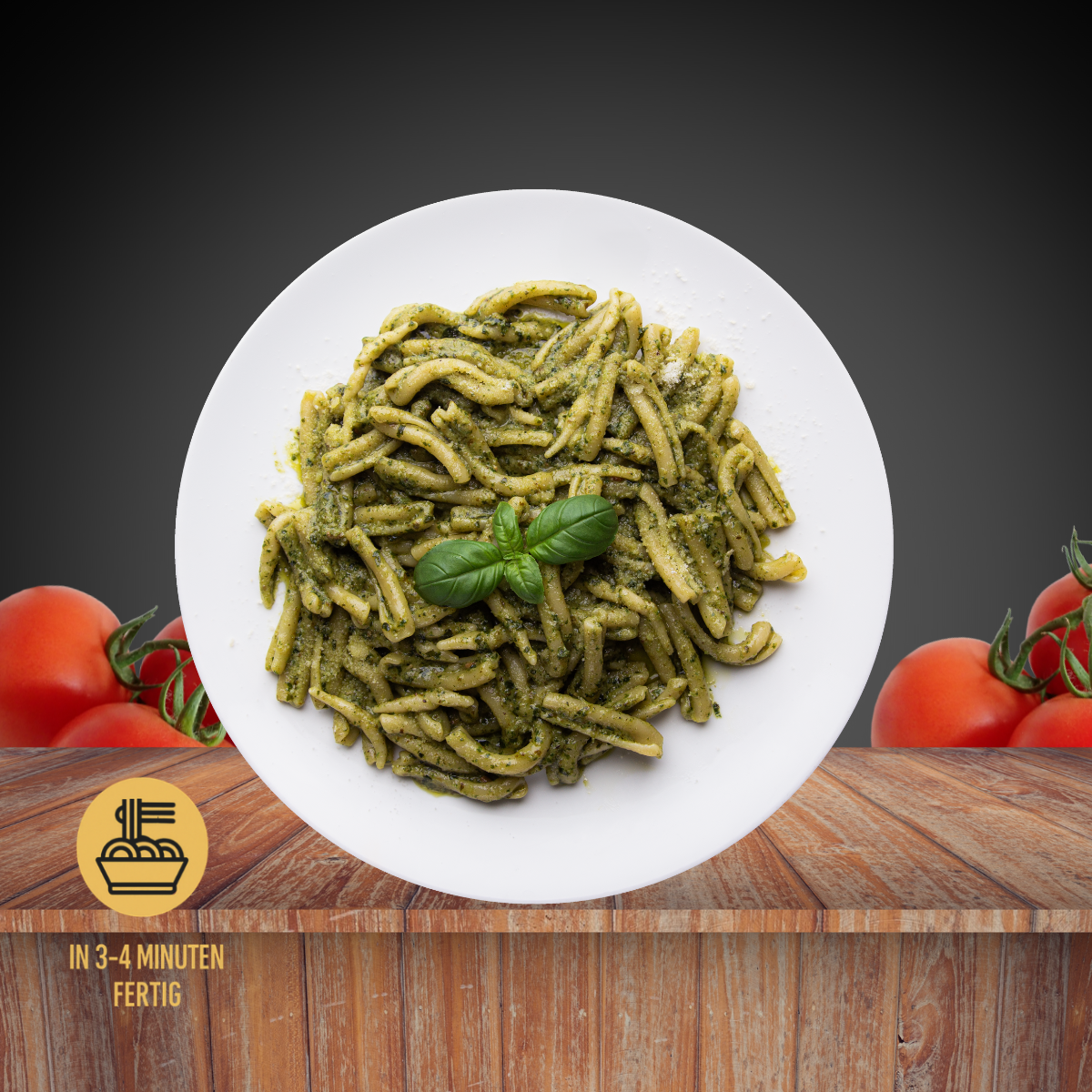 Maccheroni mit Pesto