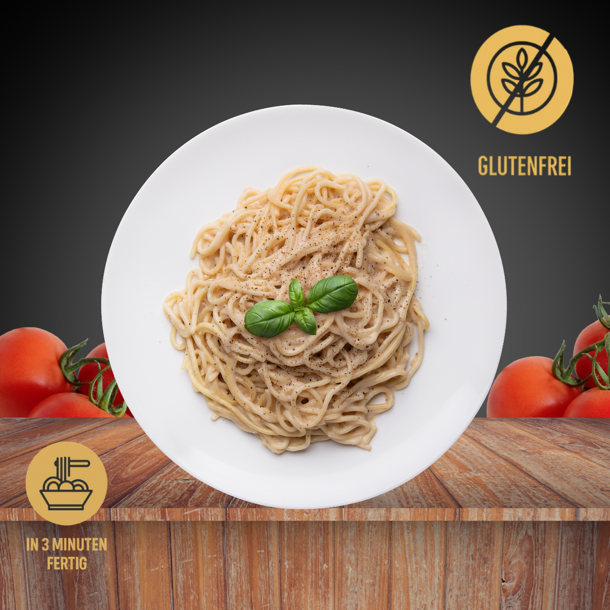 Glutenfreie Spaghetti Cacio e Pepe
