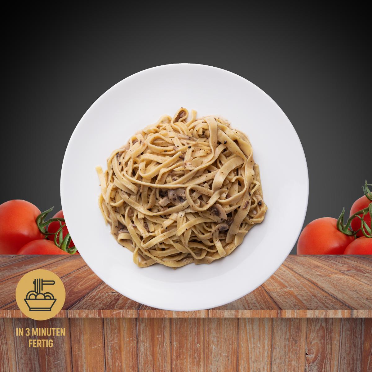 Tagliatelle mit getrüffelten Pilzen