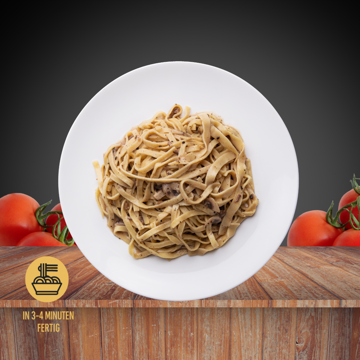 Tagliatelle mit getrüffelten Pilzen