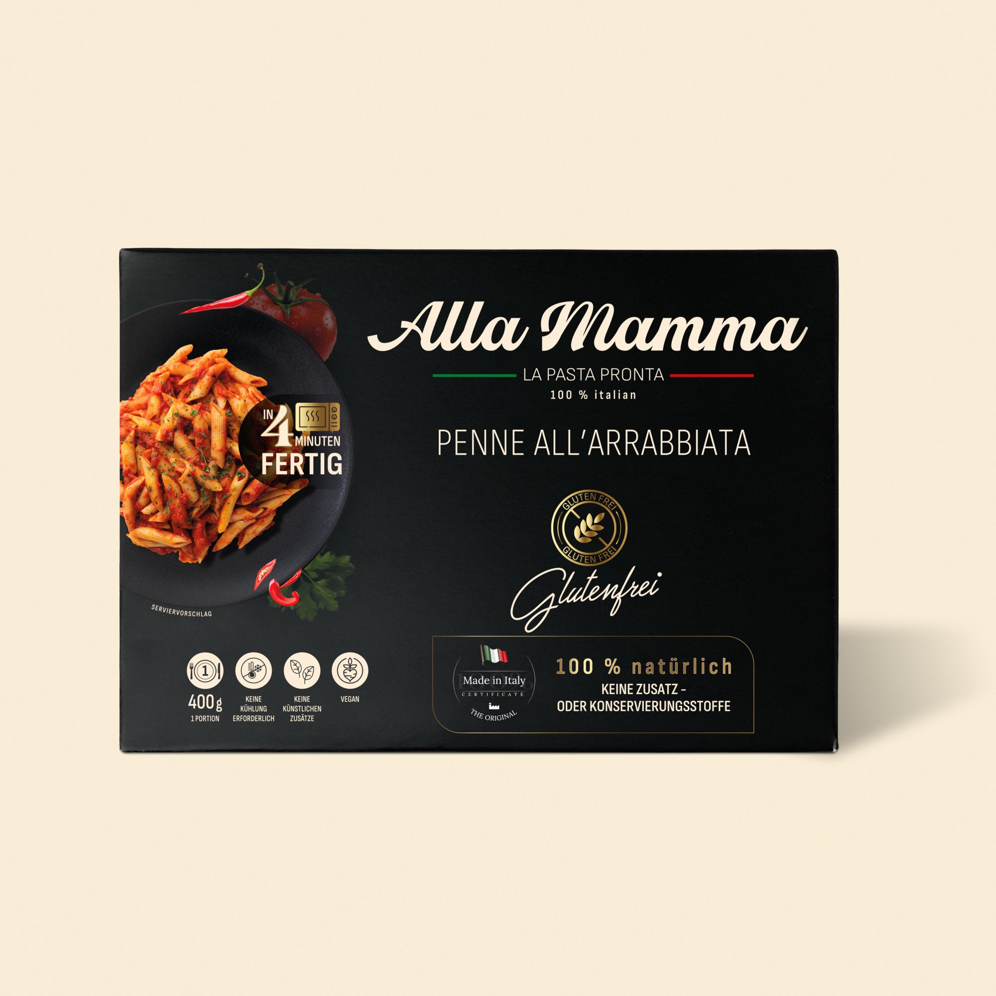 Glutenfreie Penne All'Arrabbiata